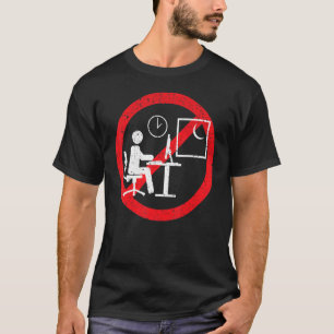 T-shirt Panneau vintage sans écrasement