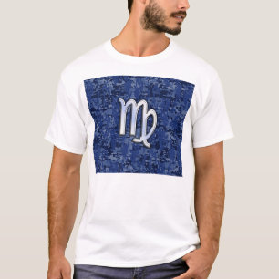 T-shirt Panneau Virgo Zodiac sur le camouflage numérique b