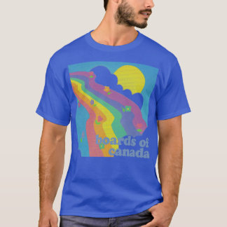 T-shirt Panneaux De Style Rétro les années 70 Canada Fan A