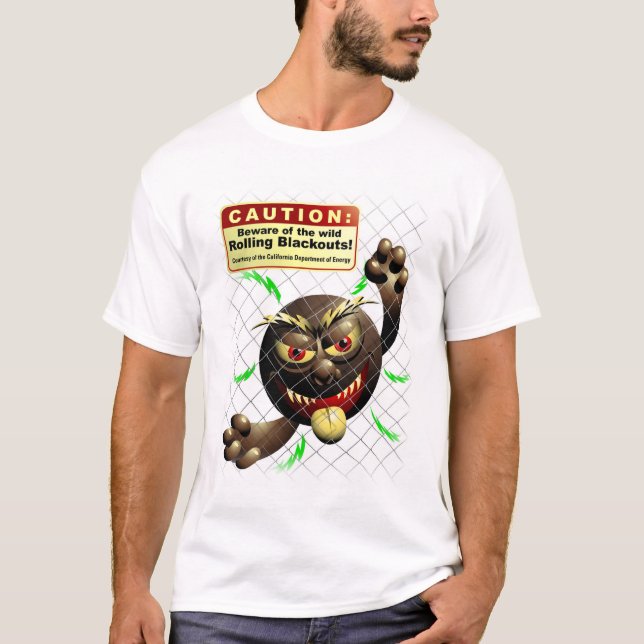 T-shirt Pannes d'électricité de roulement (Devant)