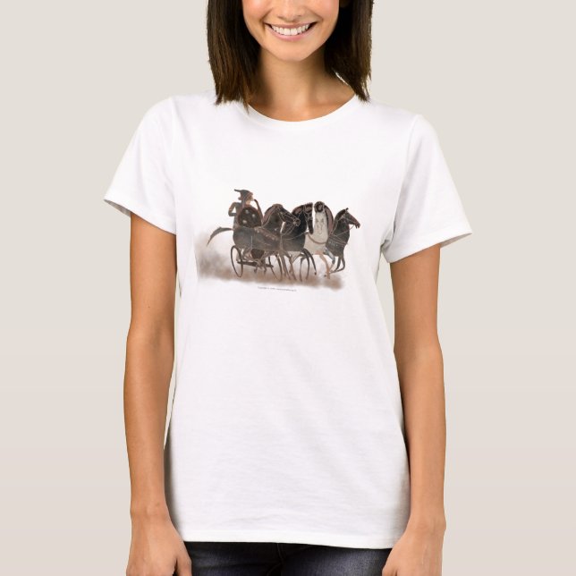 T-shirt Panoplie - char du grec ancien et bourdonnement de (Devant)