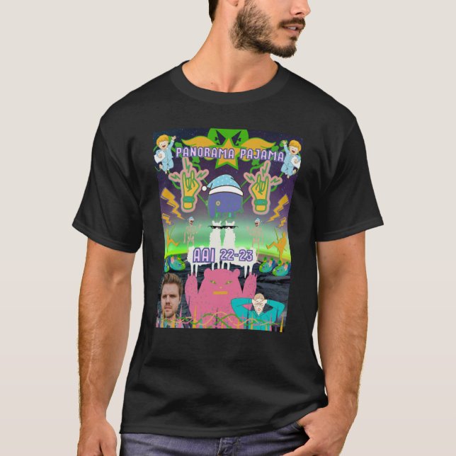 T-shirt Panorama Pajama AAI American Academy of Innovation (Devant)
