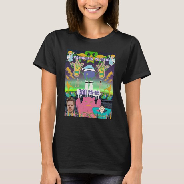 T-shirt Panorama Pajama AAI American Academy of Innovation (Devant)
