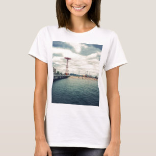 T-shirt Panorama sur la plage de Coney Island