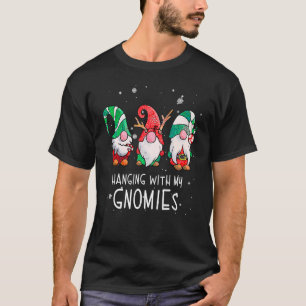 T-shirt Panser avec mes filles Nordic Père Noël Christmas
