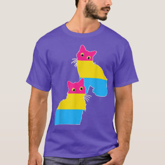 T-shirt Panseual Propriétaire de chats Queer Pan Pride Moi