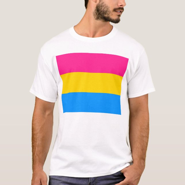 T-shirt Pansexual de fierté (Devant)