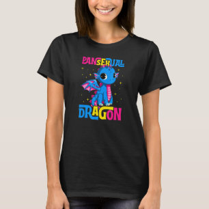 T-shirt Pansexual Dragon Cute Majestic Lgbtq Pan Pr