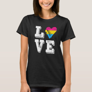 T-shirt Pansexual Fierté Drapeau Amour Pansexuel
