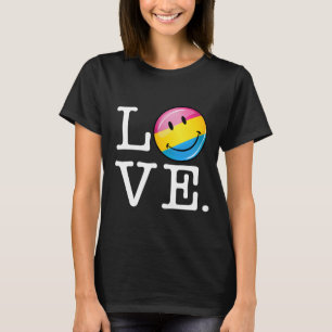 T-shirt Pansexual Love Smiling Flag