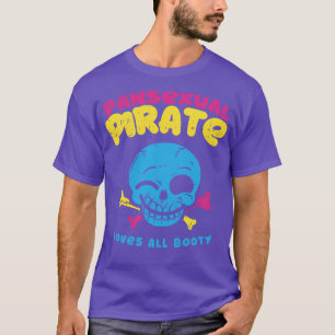 T-shirt Pansexual Pirate Aime tous butin drôle lgbt pride