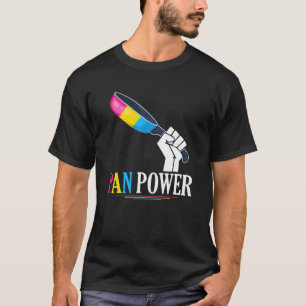 T-shirt Pansexual Pride Pan Power, Funny Pansexuality Pan