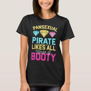 T-shirt Pansexual Pride Pan Rights Gay Pirate Boty