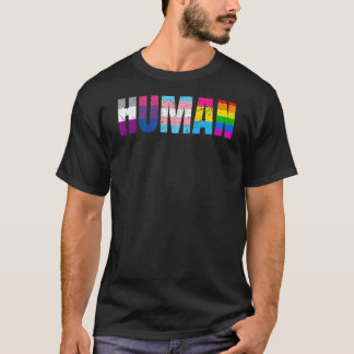 T-shirt Pansexuel humain transgenre Queer Lgbtq+ Aimer Equ