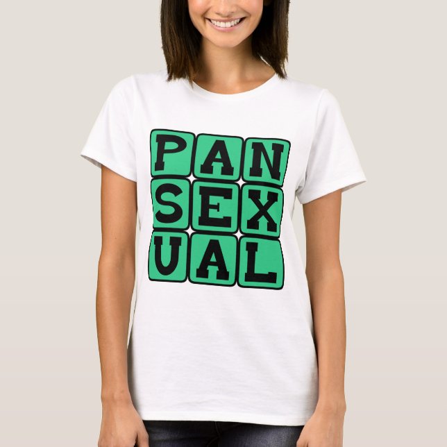 T-shirt Pansexuel, Omnisexuel (Devant)