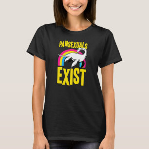 T-shirt Pansexuels Existent Loch Ness Monster Nessie Pan P