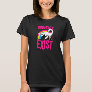 T-shirt Pansexuels Existent Loch Ness Monster Nessie Pan P