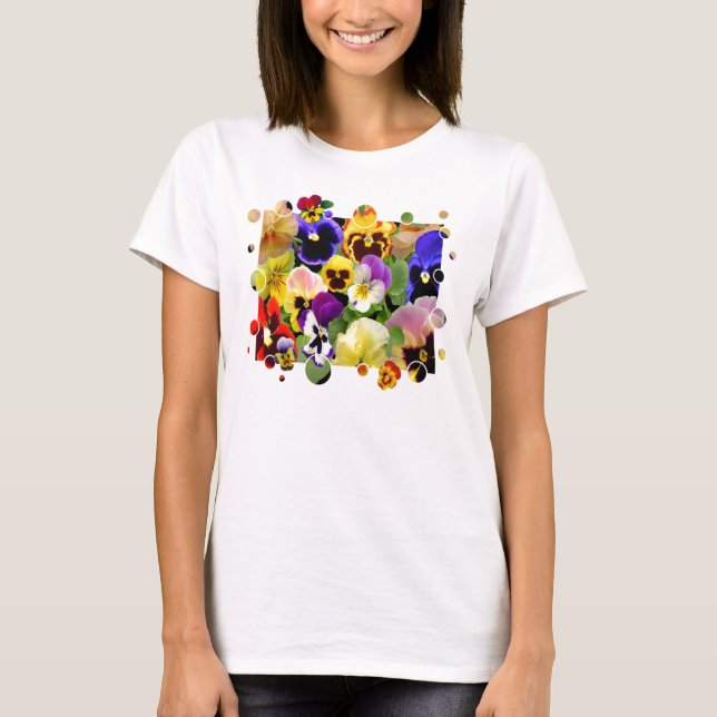 T-shirt Pansy Patchwork (Devant)