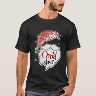 T-shirt Pantalon de pyjama à lumières de Noël Oma Claus po