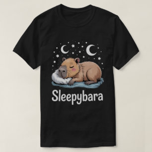 T-shirt Pantalon de sommeil Capybara – Drôle Sleepybara