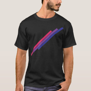 T-shirt Pantalon Taille Élastiquée à Rayures Bi-Diagonales