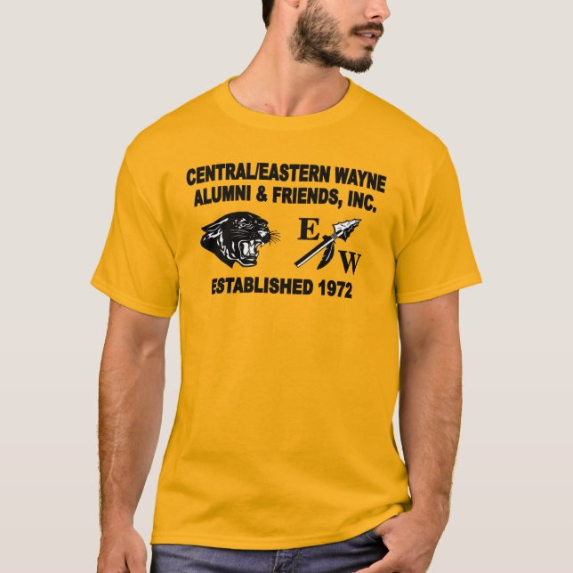 T-shirt Panther et EW Gold (Devant)