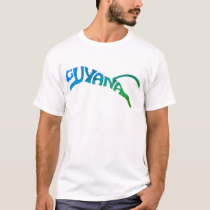 T-shirt Panthère de Guyane colorée Typographie illustrée A