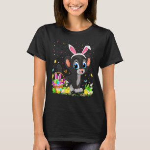 T-shirt Panthère de Pâques Panthère lapin Panthère de chas