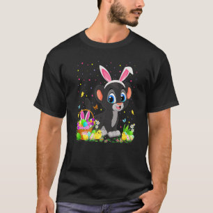 T-shirt Panthère de Pâques Panthère lapin Panthère de chas
