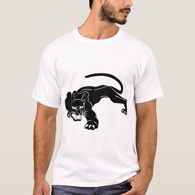 T-shirt Panthère noire (Devant)