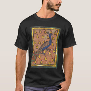 T-shirt Paon du bestiaire médiéval c. 1270