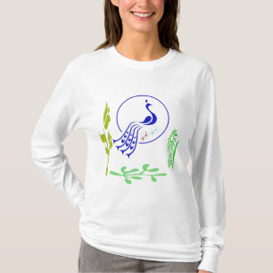 T-shirt paon magnifique