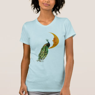 T-shirt Paon sur la lune