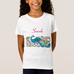 T-Shirt Paon vintage personnalisé