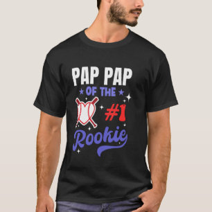 T-shirt Pap Pap de la fête d'anniversaire de baseball 1ère