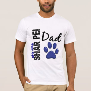 T-shirt Papa 2 de Shar Pei de Chinois