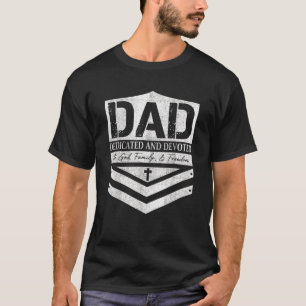 T-shirt Papa A Dédié Et Consacré Une Bonne Fête des pères