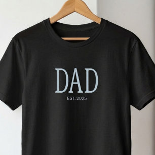 T-shirt Papa a Fondé Nouveau Cadeau pour Papa Noir