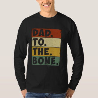 T-shirt Papa À L'Os Tee Drôle Cadeaux Pour La Fête des pèr