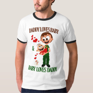 T-shirt Papa aime bébé - 03