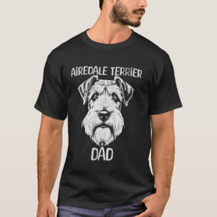 T-shirt Papa Airedale Terrier