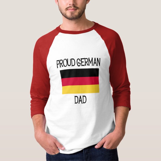 T-shirt Papa allemand fier (Devant)