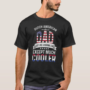 T-shirt Papa américain néerlandais Fête des pères Papa Pay
