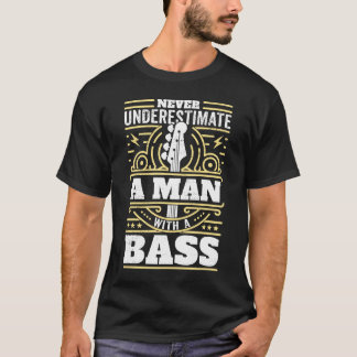 T-shirt Papa Baid Hommes Basse Lecteur Fête des pères Élec