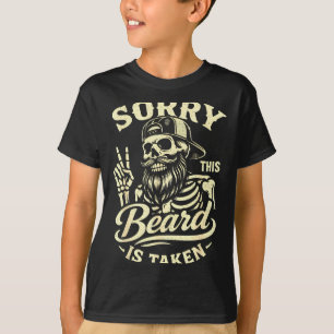 T-shirt Papa barbu papa fête des pères désolé cette barbe