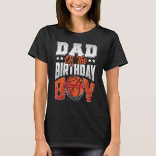 T-shirt Papa basket-ball anniversaire Garçon Famille Balle