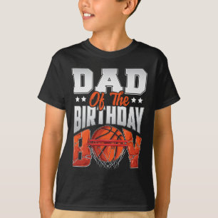 T-shirt Papa basket-ball anniversaire Garçon Famille Balle