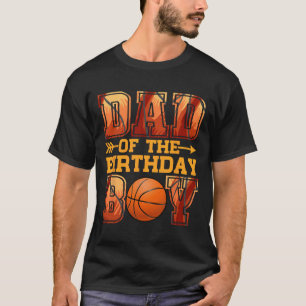 T-shirt Papa Basketball Anniversaire Garçon Famille Baller