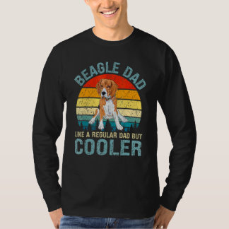 T-shirt Papa beagle Comme Un Père Régulier Mais Glacière P
