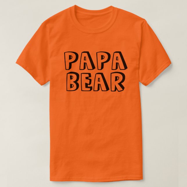 T-SHIRT PAPA BEAR (Design devant)